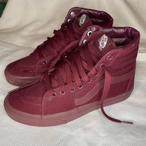 Vans Men’s 5 women’s 6.5 Burgundy